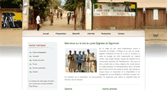 Desktop Screenshot of lyceedjignabo.com